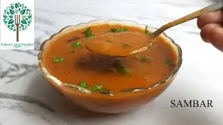 Sambar recipe without cooker | Easy sambar recipe without dal | Sambar without dal and vegetables