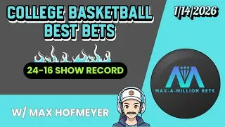 College Basketball Picks & Analysis 1/14/26 - Max-a-Million Bets