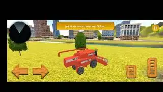 Tractor sim: Farm Simulator 22 #games #gaming