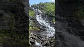 Fresh water from snow melting in the mountains😍 #welikethislife #waterfall #sauda