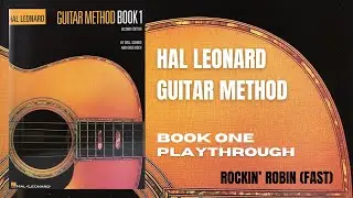T08 | Rockin' Robin (Fast) - Hal Leonard Guitar Method Book 1 Playthrough | Raemus Guitar