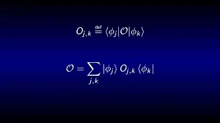 Quantum Mechanics Tutorial 7: Operators as Matrices