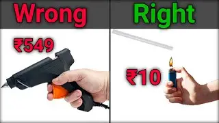 World Cheapest Glue Gun🔥|| Lighter Glue Gun