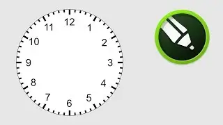 Clock Face Design in Coreldraw