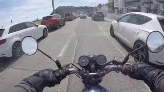 Honda cd250u adventure Strand road Bray seafront Co Wicklow