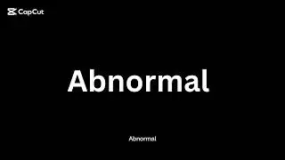 How to pronounce Abnormal | urdu meaning | translation | sentence | translation