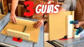 🔝 3 GU&Iacute;AS para la SIERRA de Mesa. CORTE a 90&ordm;, a 45&ordm; y para hacer ESPIGAS!!!