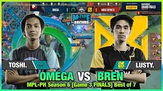 OMEGA vs BREN [Game 3] | SMART OMEGA vs Bren E-Sports 📌 | MPL-PH Season 6 Finals| GRANDFINALS