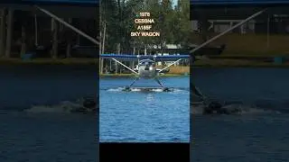 1978 Cessna A185F Skywagon #seaplane #flying #aviation #airplane #pilot #2025