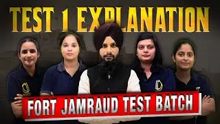 Fort Jamraud Test Batch Full Explanation Video 1 | DD Academy Punjab | Govt Exam Preparation