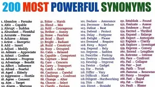 most powerful synonyms|antonyms|phrasal verbs inEnglish grammar|competitive exams|competitiveEnglish