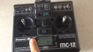 inverser voie sur radio GRAUPNER MC12