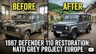 Land Rover Defender 110 1987 Full Restoration | Silent ASMR Build
