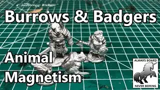 Oathsworn Burrows & Badgers Miniatures review | Hare, Hedgehog & Mice