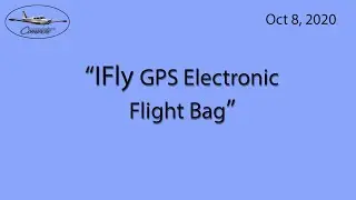 2020 10 8 IFly Electronic Flight  Bag