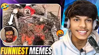 🔥Mahakhumb 2025 🤣 Memes Reaction | Girl Exposed fake Baba | Nk reaction#funny