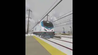 Amtrak 655 passing through a septa station            #amtrak #trains
