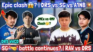 DRS WWCD❤️| SG '🤜' BATTLE!? | JMEX vs 4MV 4v4✅ | SG vs DRS vs A1NB EPIC Clash😱| RAW 3rd Party i8!?