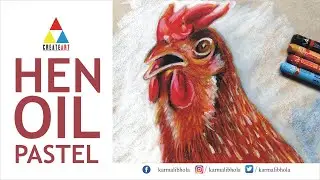 Hen Oil Pastel | How to draw Hen Oil Pastel | Hen oil pastel for Beginners || Create Art Oil || 2020