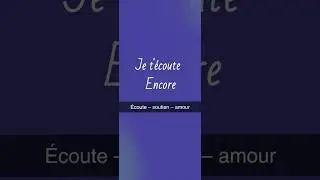 Je t'écoute encore 
