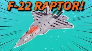 Using my NEW F-22 Raptor to take out Public servers! | Trailmakers
