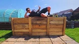 DIY Compost Bin From Scrap Wood