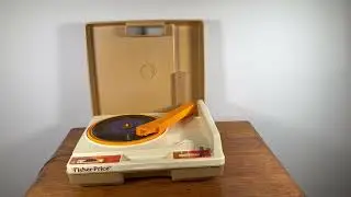 Vintage Fisher Price Kids Record Player