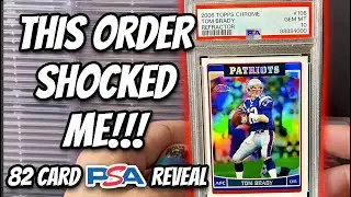 THIS ORDER SHOCKED ME!!!!  82 Card PSA REVEAL (80's - ULTRA MODERN)