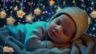 Soothing Baby Sleep Music 🌜 Mozart Brahms Lullaby 🎼 Calming Music for Nighttime Stillness