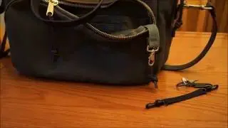 Improving my Filson Padded Laptop bag lanyard with Tom Bihn