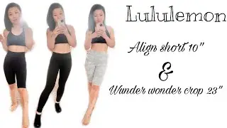 My first Luluemon legging // Wunder Under crop 23' & Align 10