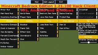 Minecraft Bedrock Edition 1.21.100 Hack Client: IOS, Android, Windows