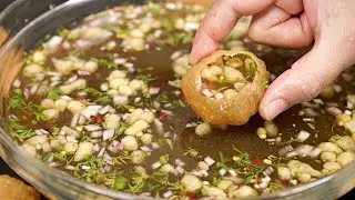 Quick Pani Puri Recipe - Sweet & Spicy Pan for Golgappa | Teekha Meetha Pani