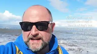 Beach fishing at its best at Minehead Beach, Rays and Smoothounds