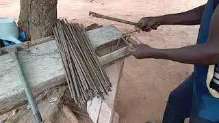 Steel bending at its best  #steelbending #ironrods #construction #youtubevideos #frenchfuse  #viral