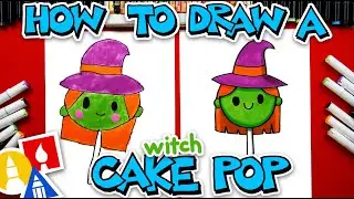 🧙&zwj;♀️🍭 How To Draw A Witch Cake Pop 🍭🧙&zwj;♀️