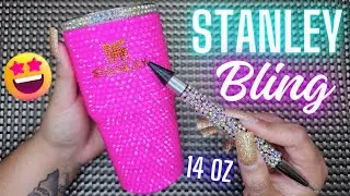 HOW TO BLING A STANLEY 14 OZ TUMBLER! | BEGINNER FRIENDLY!