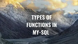 Unlocking the Power of SQL: Function Types Explained#rlanguagestatistics #sqlfunctions