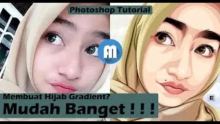 Tutorial Membuat Vektor/Vexel  Hijab Gradient di Photoshop - Mudah Banget!