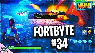 Fortnite Fortbyte #34 Location Found between a Fork and Knife
