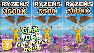 GTX 1060 3gb&times;Ryzen5 3500X 5500 5600X/fortnite chapter7 season1/performance/FPS/フォートナイト/2026