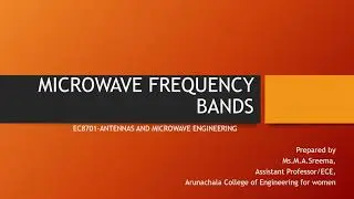 EC8701_Antennas and microwave engineering_ MICROWAVE FREQUENCY BANDS