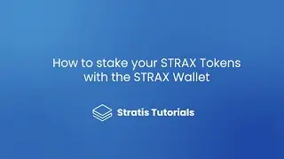 Руководство по стейкингу Stratis