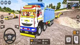 Indian Truck Simulator &ndash; Heavy Sand Loading Struggle at Mining Site &ndash; Android Gameplay