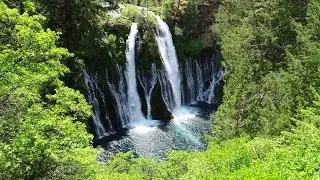 McArthur Burney Falls State Park Amazing Big Waterfall Californien Falls California Roadtrip USA HD