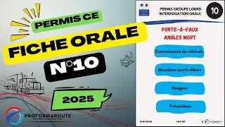 Fiche orale n°10 - Porte-à-faux et angles morts - Permis CE