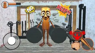 Playing as Tung Tung Sahur: A Grueling day at the GYM in Granny House - Funny Animation
