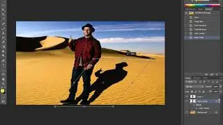 طريقة عمل ظل لأي شخصية موجود في الصورة ببرنامج فوتوشوب