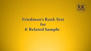 Friedman's Ranks Test for K Related Samples using SPSS