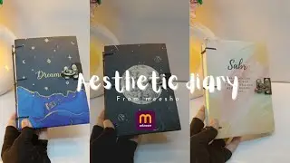 Aesthetic diary from Meesho 📦